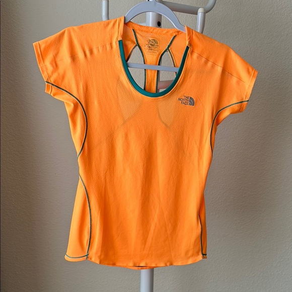 The North Face Tops - The North Face Bright Orange Performance Tee